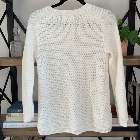 White Knit Sweater - Picture 2 of 4